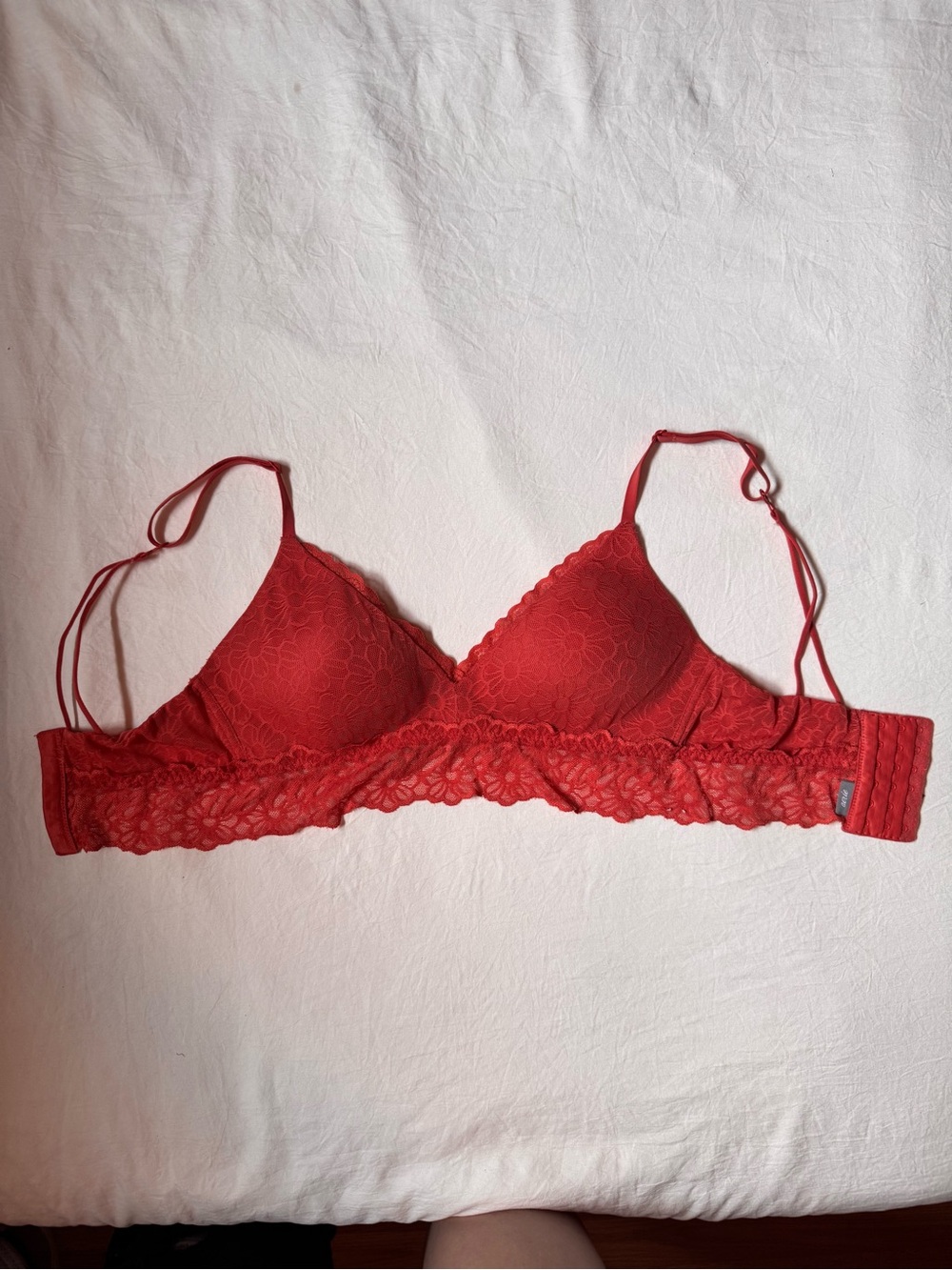 Red Lace Bralette - aerie